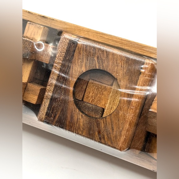 Wooden Puzzle Box Set 3 Games Challenging Brain Teasers 3D Puzzles for Adults - Picture 6 of 9